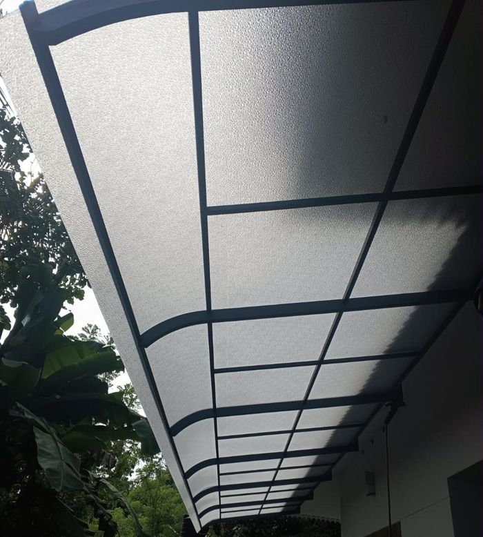 Polycarbonate roofing